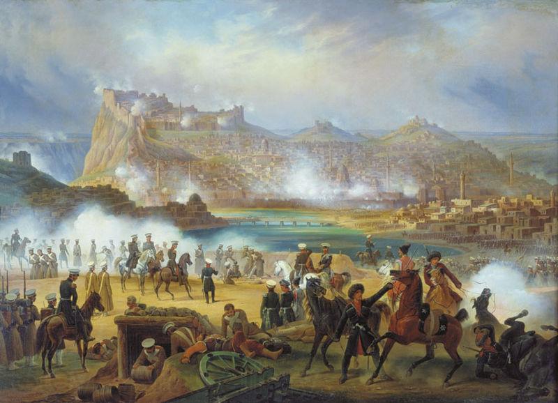 January Suchodolski Siege of Kars France oil painting art